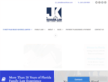 Tablet Screenshot of kovariklaw.com